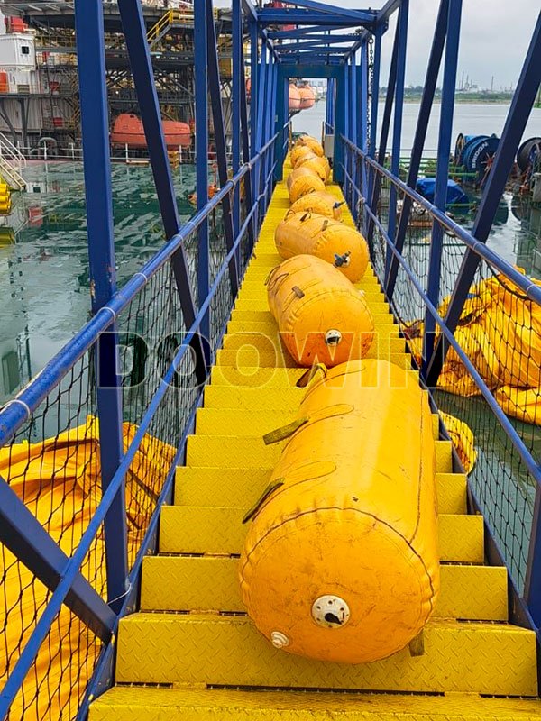 gangway-load-testing-water-weight-bags
