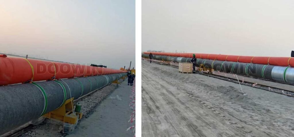 Continuous-Inflatable-Tube-laying-operation